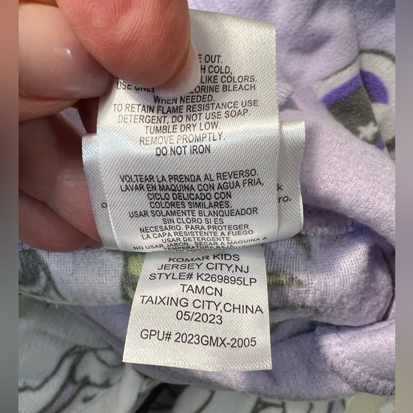 My little pony One Piece Pajama - Purple and Yellow - Picture 8 of 15